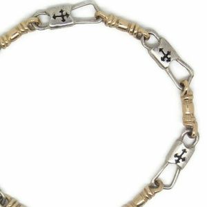 Fishers of Men Acts Bracelet Budded Cross 8 in